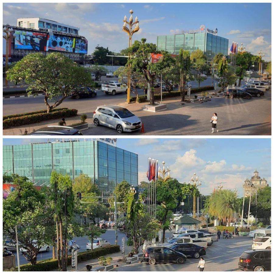 Mina Hotel Vientiane Bagian luar foto